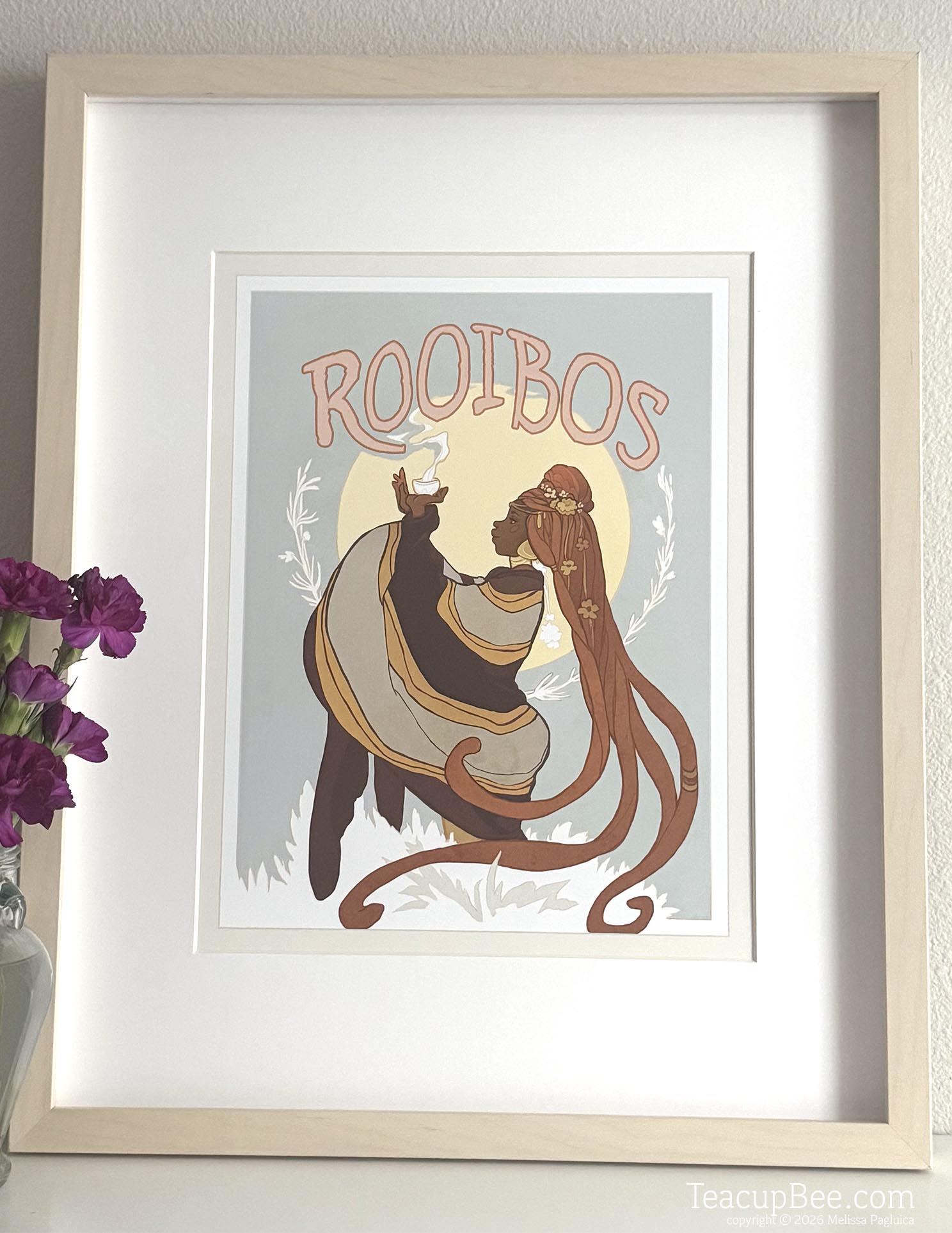 Poster - Rooibos Tea Illustration