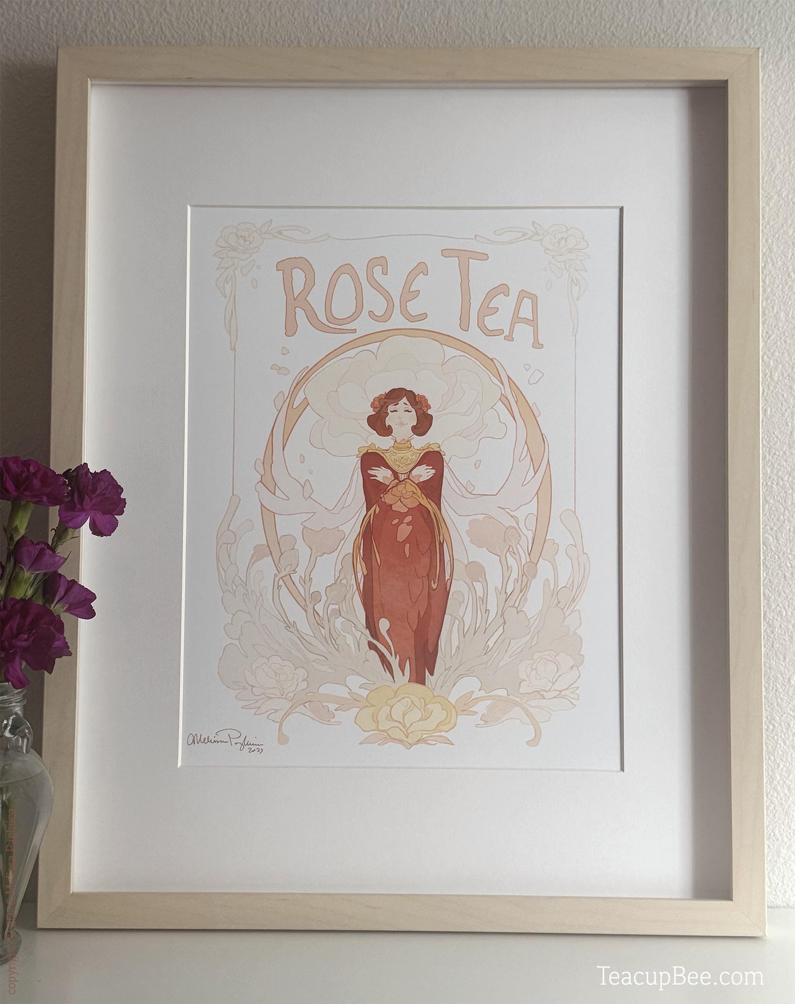 Poster - Rose Tea