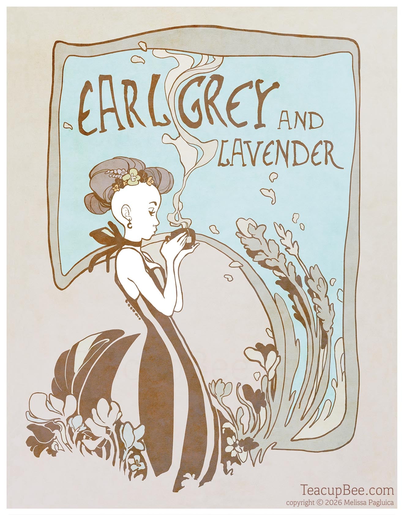 Poster - Earl Grey & Lavender