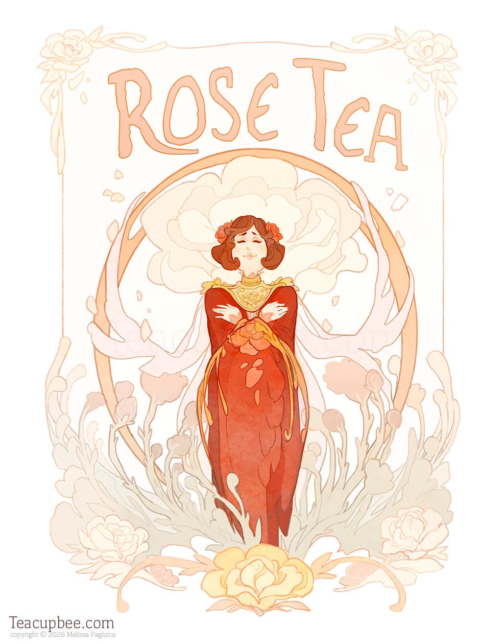 Poster - Rose Tea